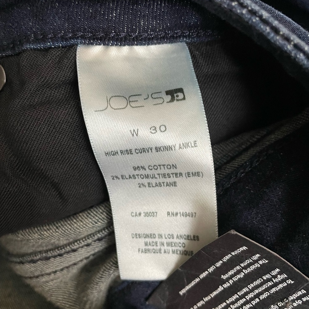 Joe’s high rise curvy skinny ankle jeans - Picture 6 of 10